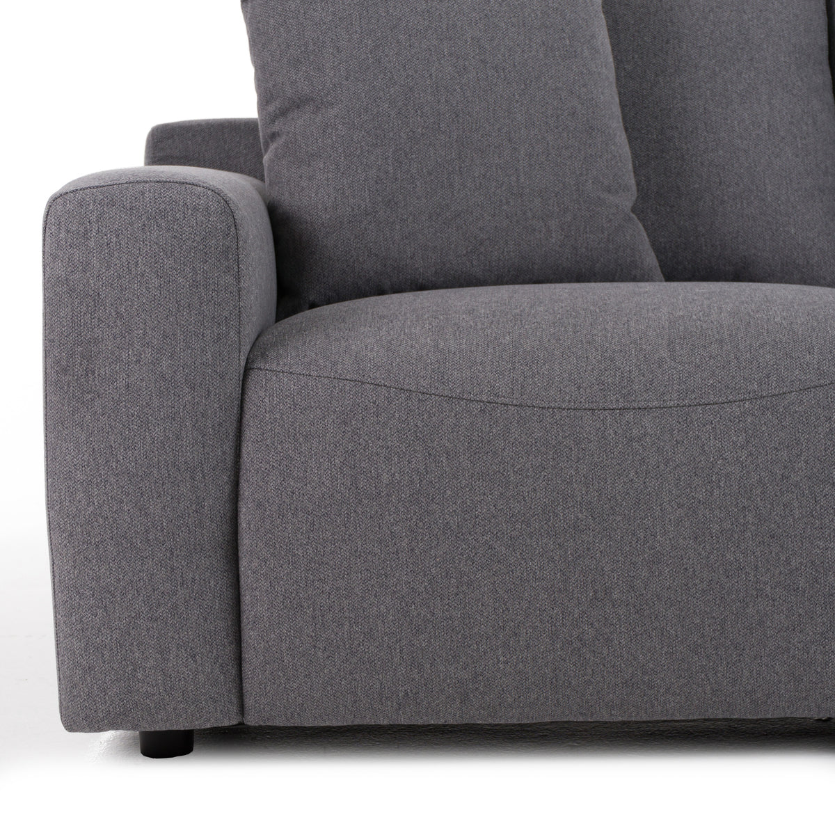 Gloria - Modern Grey Fabric Loveseat by VIG Furniture - View 2