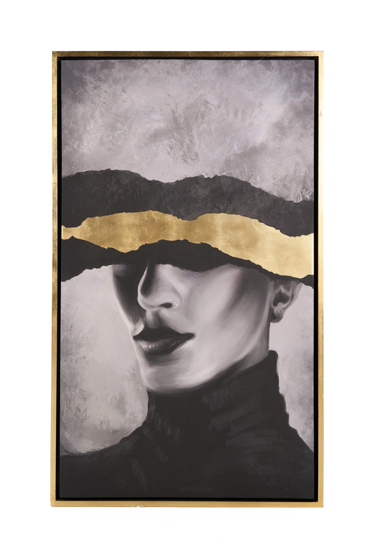Golden Tide - Modern 35" x 59" Painting by VIG Furniture - View 1