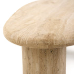 Gracemont - Modern Travertine Marble Freeform Coffee Table by VIG Furniture - View 4