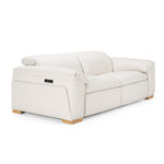Gregory - Modern Off-White Leather Sofa w/ 2 Recliners by VIG Furniture - View 3