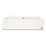 Gregory - Modern Off-White Leather Sofa w/ 2 Recliners by VIG Furniture - View 5