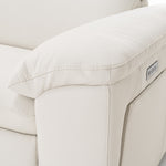 Gregory - Modern Off-White Leather Sofa w/ 2 Recliners by VIG Furniture - View 8