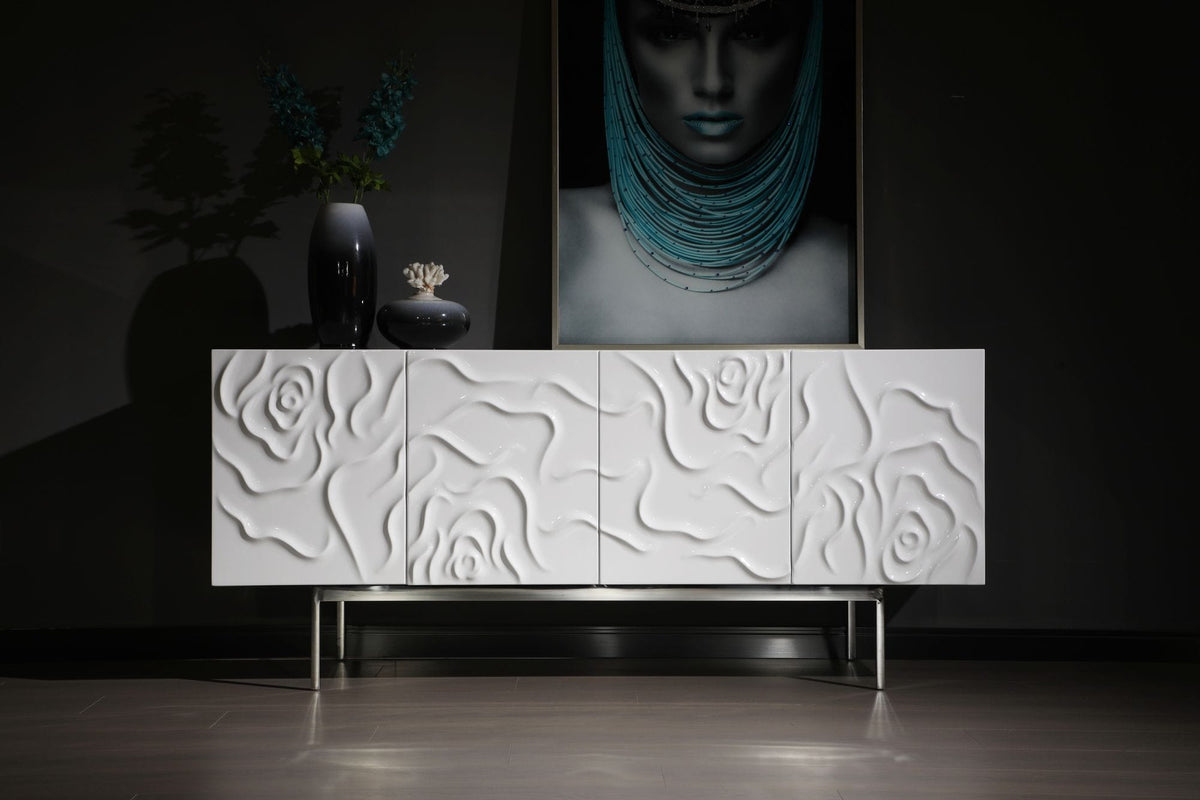 Gwen - Modern White High Gloss Buffet by VIG Furniture - View 2