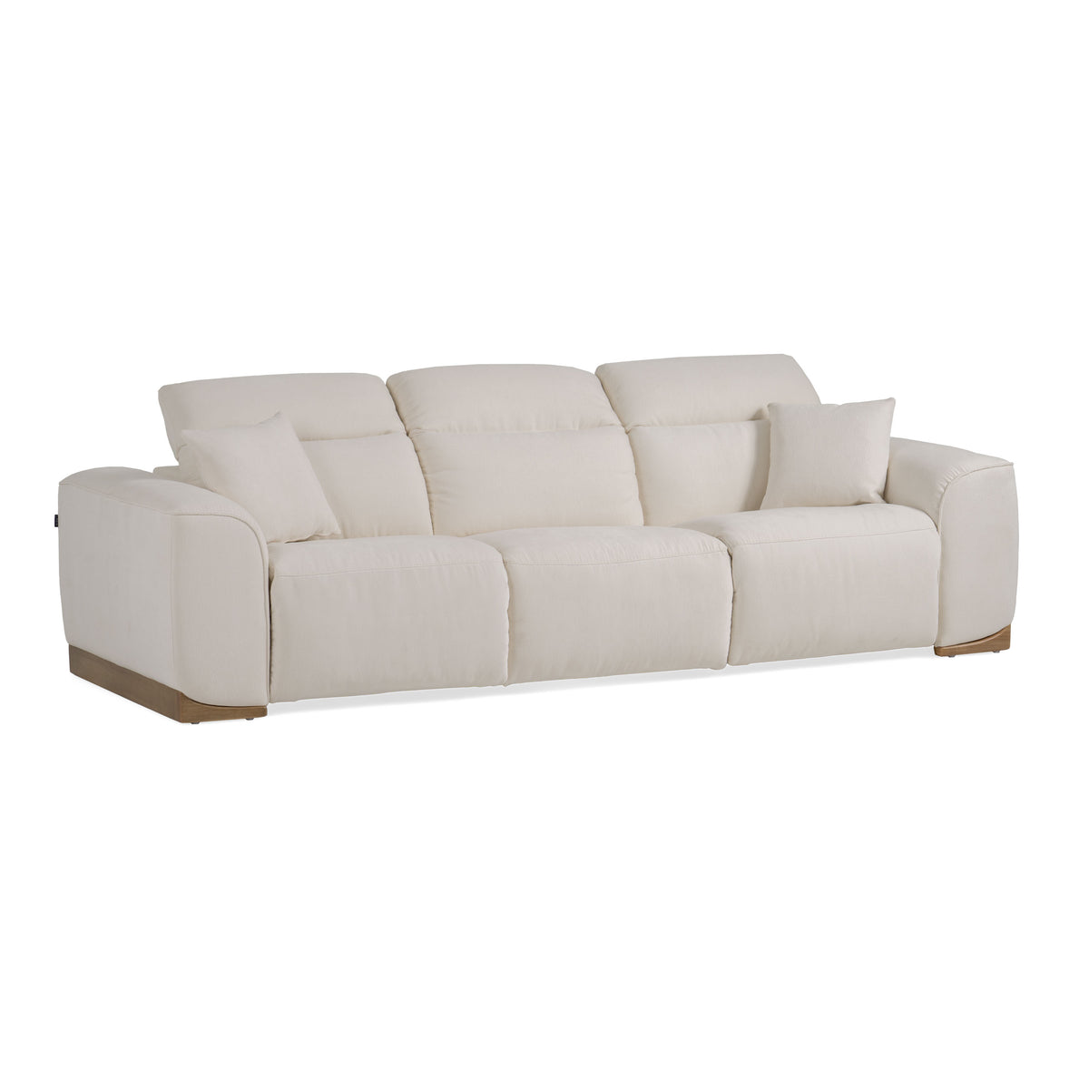 Hagerty - Modern Off-White Fabric Sofa With 2 Power Recliners by VIG Furniture - View 2
