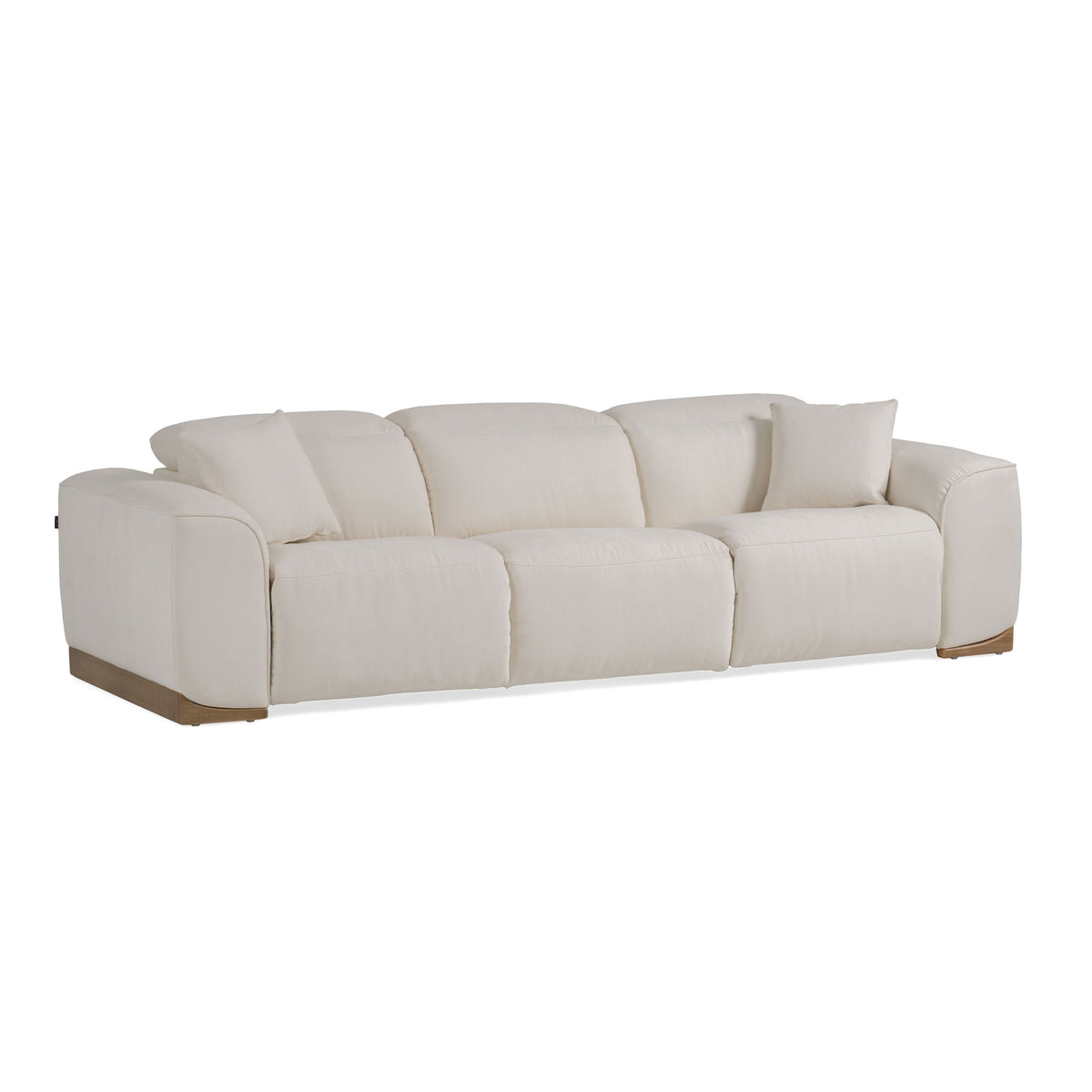 Hagerty - Modern Off-White Fabric Sofa With 2 Power Recliners by VIG Furniture - View 3