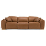 Hagerty - Modern Brown Leather Sofa with 2 Power Recliners by VIG Furniture - View 1