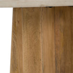 Harley - Modern Cream Marble + Mango Wood Rectangular Dining Table by VIG Furniture - View 5