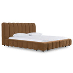 Harris - Modern Brown Fabric Bed by VIG Furniture - View 2