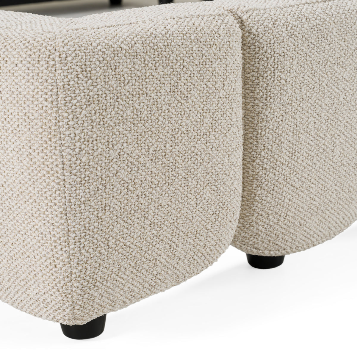 Eastern King Harris - Modern Off-White Fabric Bed by VIG Furniture - View 4