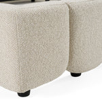 Harris - Modern Off-White Fabric Bed by VIG Furniture - View 3