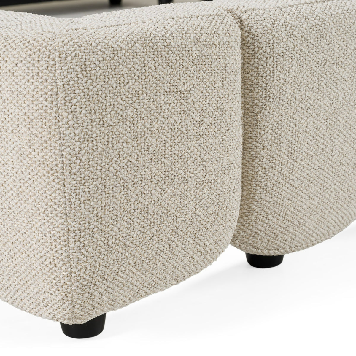 Harris - Modern Off-White Fabric Bed by VIG Furniture - View 3