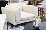 Harvest - Modern White Full Leather Chair by VIG Furniture - View 2