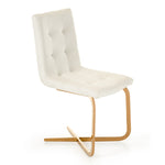 Haslet - Modern White & Rosegold Dining Chair (Set of 2) by VIG Furniture - View 1