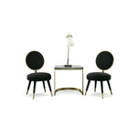 Haswell - Glam Black Velvet Accent Chair (Set of Two) by VIG Furniture - View 3