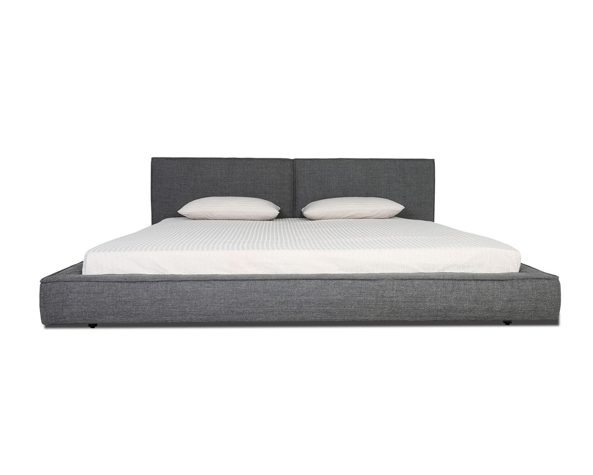 Haven - Queen Modern Grey Fabric Bed by VIG Furniture - View 1