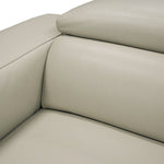 Hawkey - Contemporary Light Grey Leather RAF Chaise Sectional Sofa by VIG Furniture - View 7