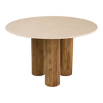 Hayden - Modern Marble + Wood Round Dining Table by VIG Furniture - View 6