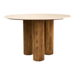 Hayden - Modern Marble + Wood Round Dining Table by VIG Furniture - View 1