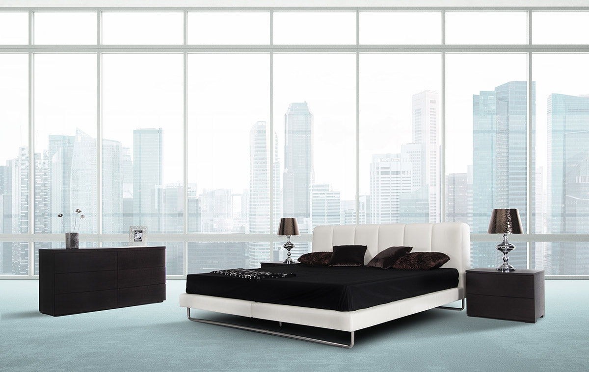 Queen Heather - Modern White Bedroom Bed by VIG Furniture - View 1