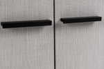 Hobart - Modern Beige Fabric & Black Metal Buffet by VIG Furniture - View 9