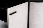 Hobart - Modern Beige Fabric & Black Metal Buffet by VIG Furniture - View 7