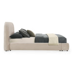 Hortman - Modern Beige Velvet Bed by VIG Furniture - View 4