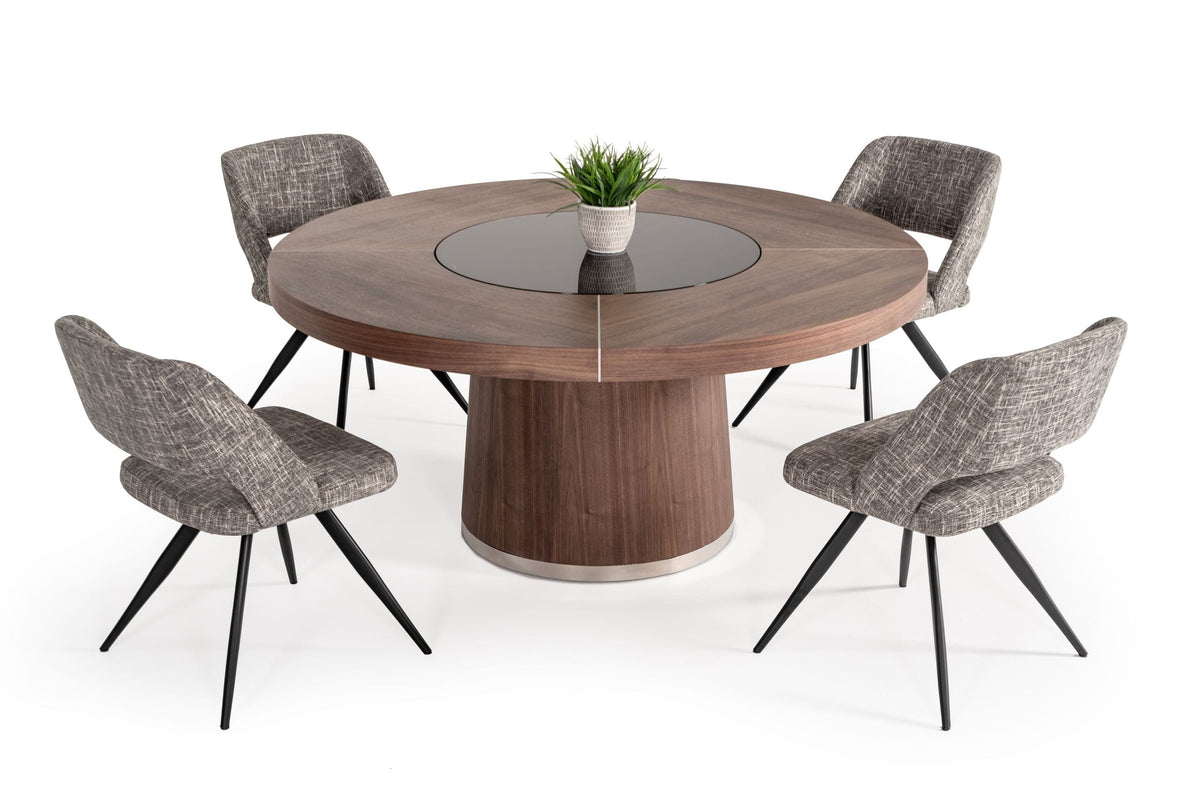 Houston - Round Modern Dining Table by VIG Furniture - View 3