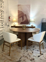 Depew - Mid-Century Modern Walnut Round Dining Table by VIG Furniture - View 6