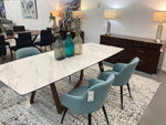 James - Contemporary Walnut & White Dining Table by VIG Furniture - View 9