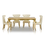 Imperial Transitional Gold Crocodile Dining Table by VIG Furniture - View 12
