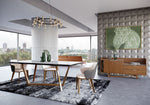 James - Contemporary Walnut & White Dining Table by VIG Furniture - View 7