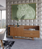 James - Contemporary Walnut & White Buffet by VIG Furniture - View 1