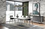 Inverness - Contemporary Black Oak + Acrylic Dining Table by VIG Furniture - View 6