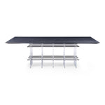 Inverness - Contemporary Black Oak + Acrylic Dining Table by VIG Furniture - View 1