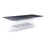 Inverness - Contemporary Black Oak + Acrylic Dining Table by VIG Furniture - View 9