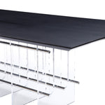 Inverness - Contemporary Black Oak + Acrylic Dining Table by VIG Furniture - View 11