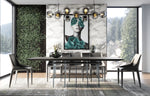 Inverness - Contemporary Black Oak + Acrylic Dining Table by VIG Furniture - View 7