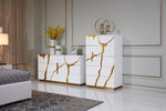 Aspen Modern White & Gold Dresser by VIG Furniture - View 8