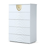 J1869-5H - White + Gold Chest by VIG Furniture - View 3