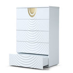 J1869-5H - White + Gold Chest by VIG Furniture - View 4