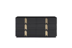 Token Modern Black & Gold Bedroom Set by VIG Furniture - View 7