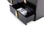 Token Modern Black & Gold Bedroom Set by VIG Furniture - View 9