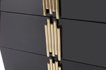 Token Modern Black & Gold Bedroom Set by VIG Furniture - View 3