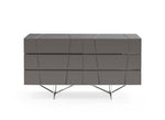 Eastern King Chrysler Modern Grey Bedroom Set