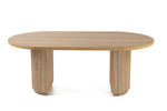 Jacobson - Modern Natural Acacia Oval Dining Table by VIG Furniture - View 3