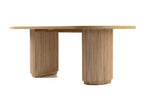 Jacobson - Modern Natural Acacia Oval Dining Table by VIG Furniture - View 5