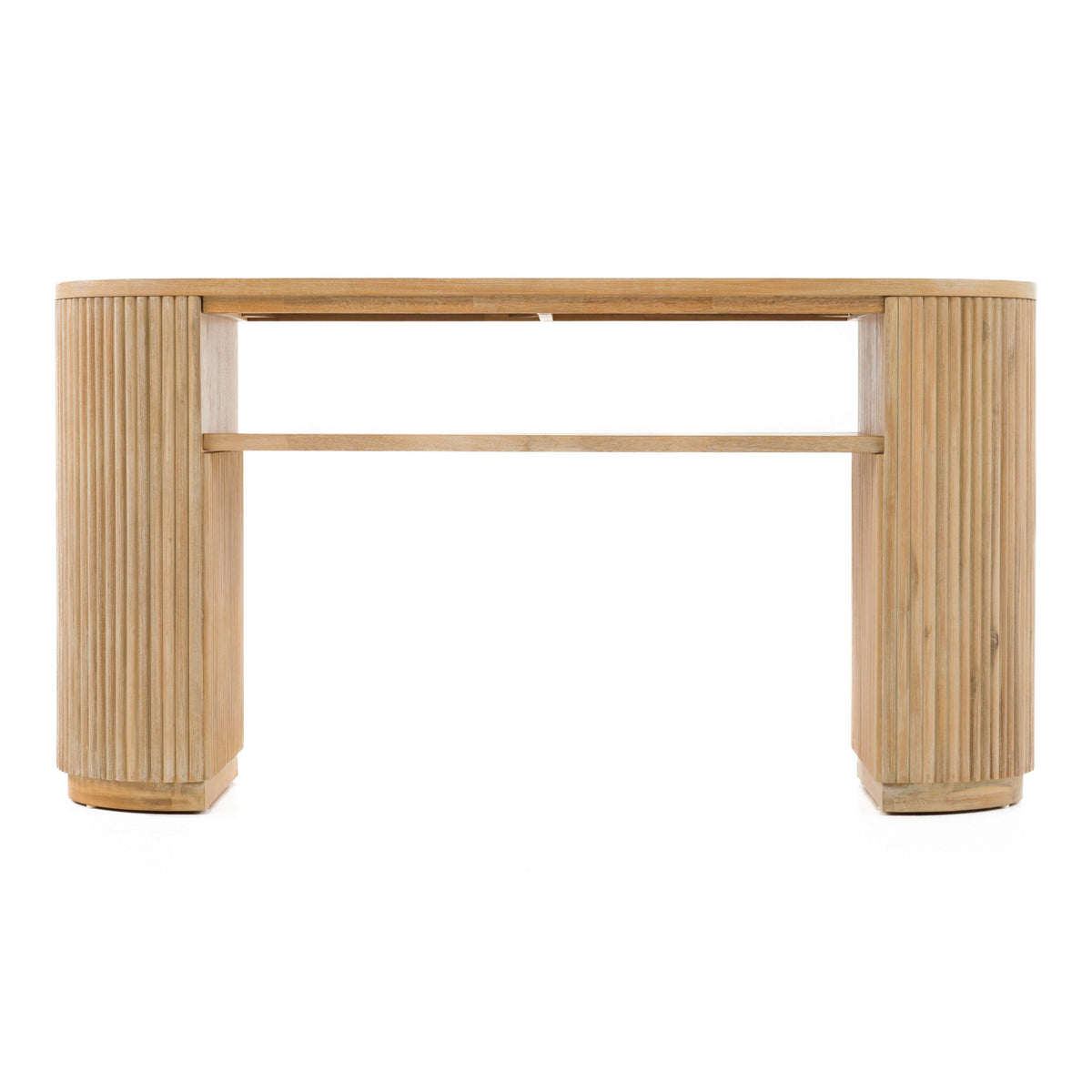 Jacobson - Modern Natural Acacia Console Table by VIG Furniture - View 1