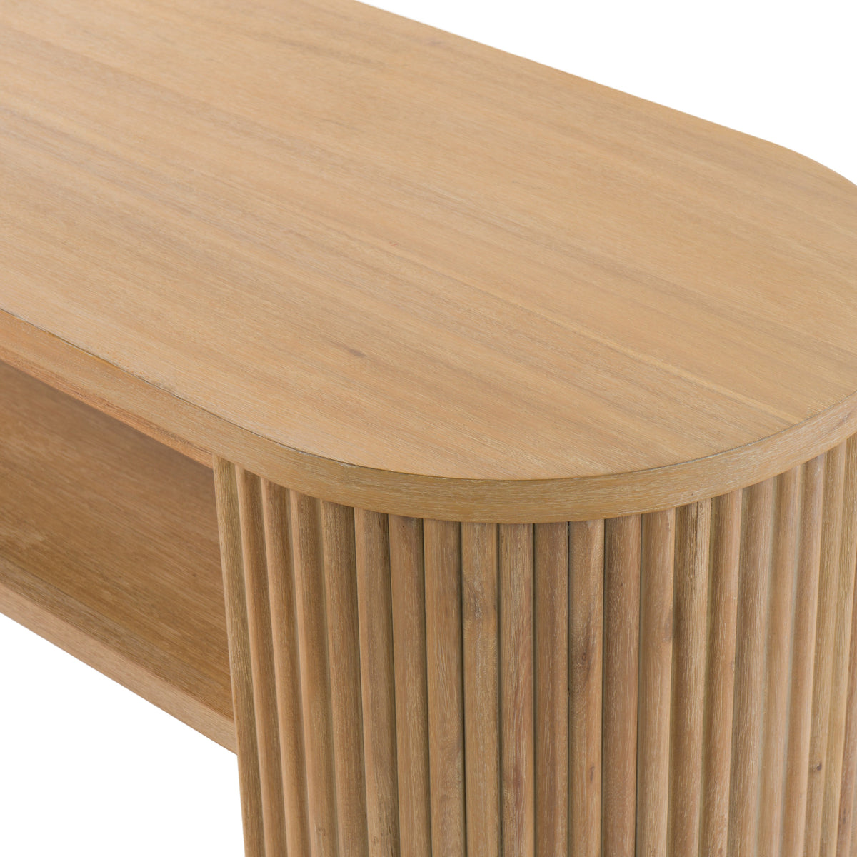 Jacobson - Modern Natural Acacia Console Table by VIG Furniture - View 5