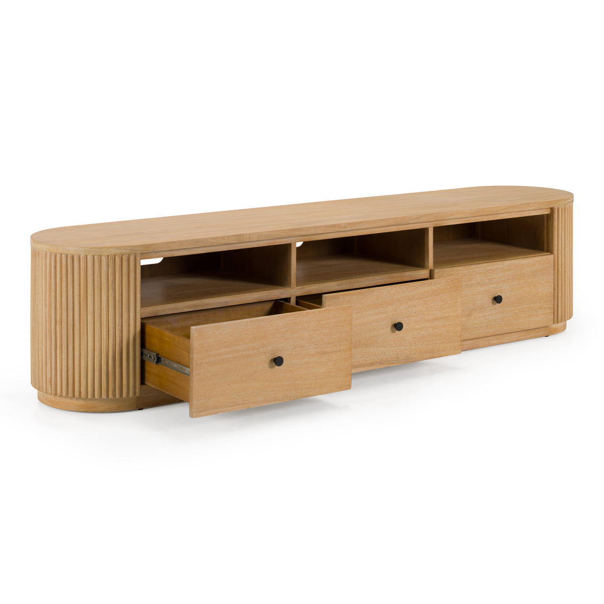 Jacobson - Modern Natural Acacia TV Stand by VIG Furniture - View 13