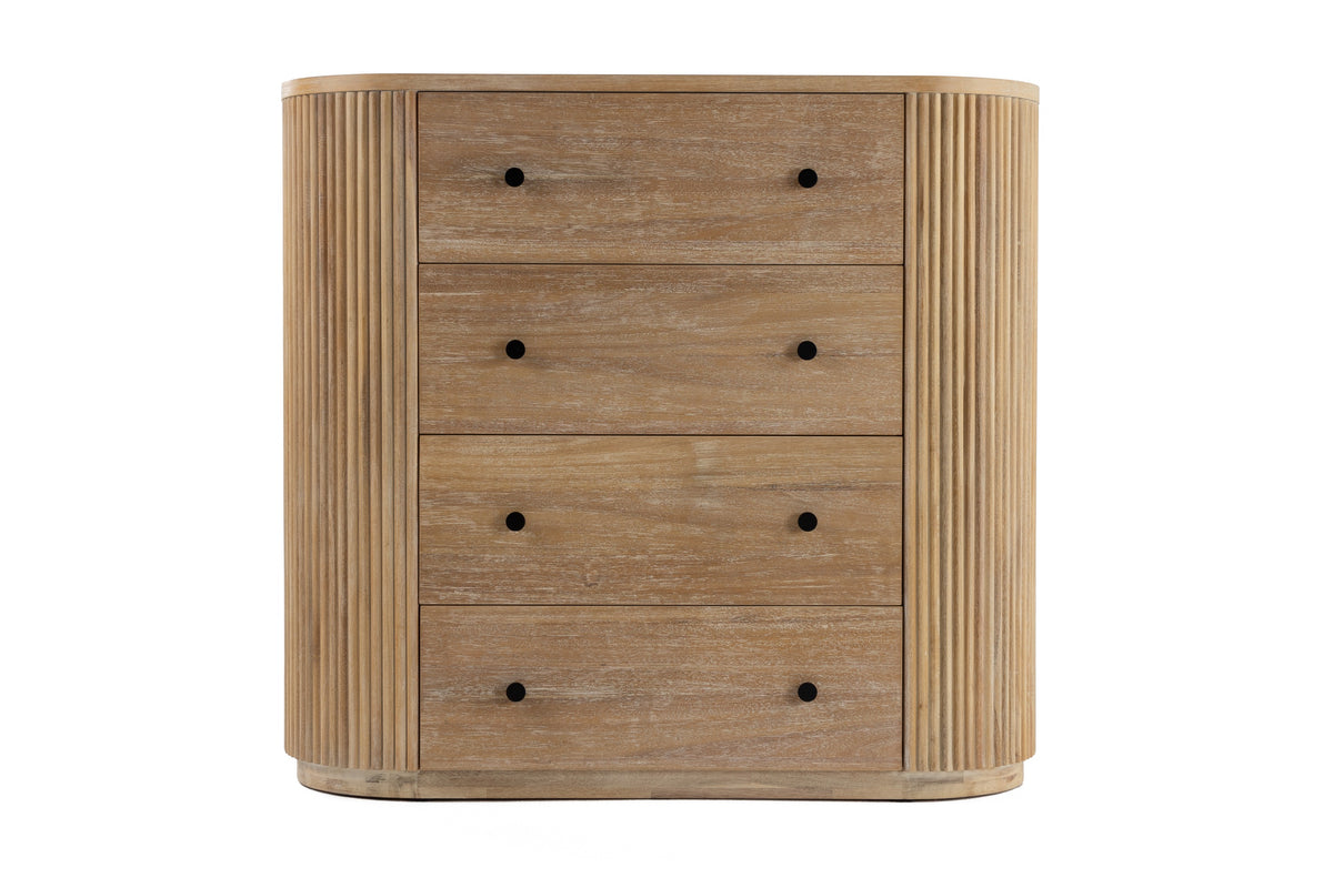 Jacobson - Modern Natural Acacia Chest by VIG Furniture - View 4